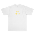 Golf Saved My Life Tee (White / Yellow Print)