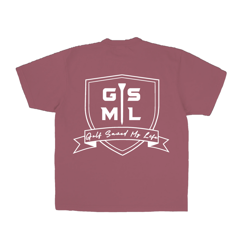 Golf Saved My Life Tee (Mauve)