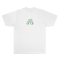Golf Saved My Life Tee (White / Green Print)