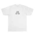 Golf Saved My Life Tee (White / Black Print)
