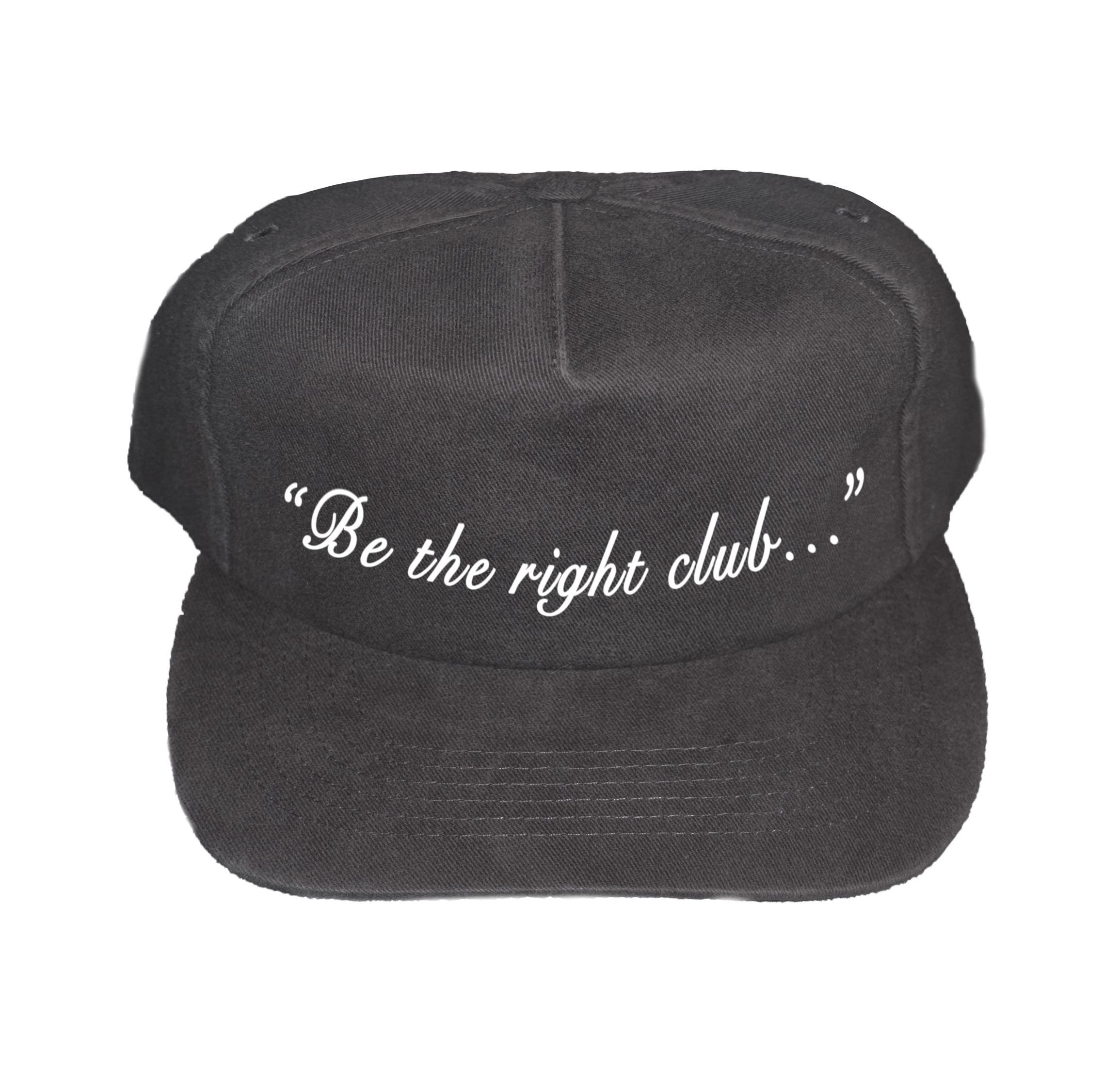 Script Snapback – “Be the right club…”