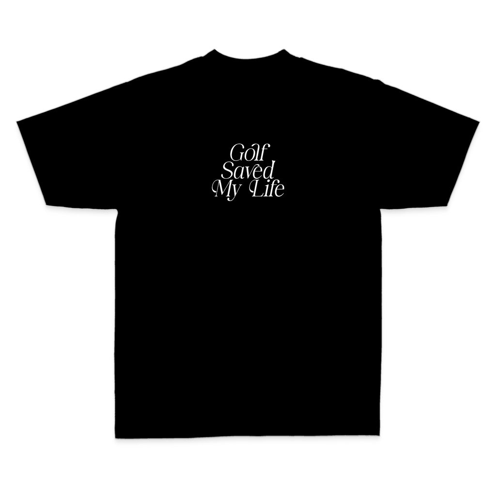 Golf Saved My Life Tee (Black)